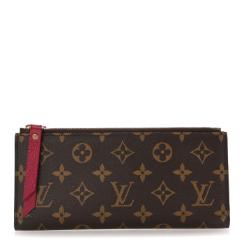 LOUIS VUITTON Monogram Adele Wallet Fuchsia
