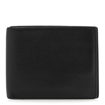 HERMES Epsom Citizen Twill Compact Wallet Black