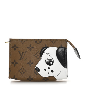 LOUIS VUITTON Reverse Monogram Dog Animation Toiletry Pouch 15