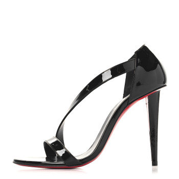 CHRISTIAN LOUBOUTIN Patent Astridal 100 Pumps 38 Black