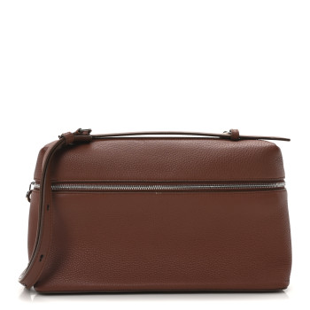 LORO PIANA Grained Calfskin Extra Pocket L27 Kummel
