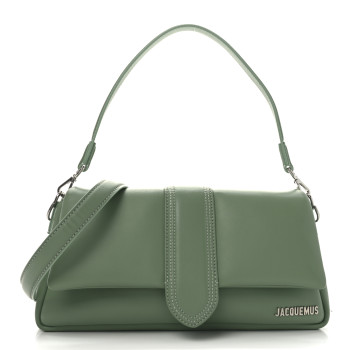 JACQUEMUS Padded Lambskin Le Bambimou Khaki