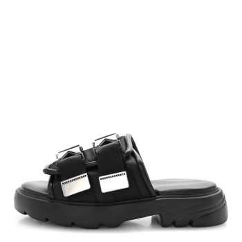 BOTTEGA VENETA Nappa Flash 45mm Flat Sandals 39 Black
