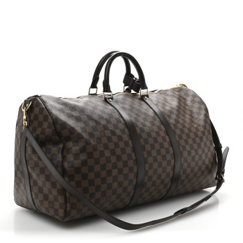 LOUIS VUITTON Damier Ebene Keepall Bandouliere 55
