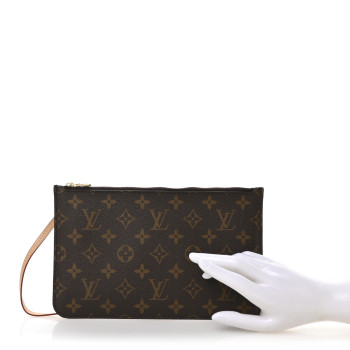 LOUIS VUITTON Monogram Neverfull MM GM Pochette
