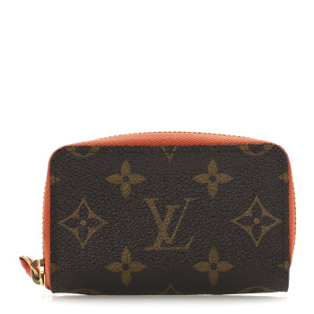 LOUIS VUITTON Monogram Zippy Multicartes Piment