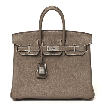 HERMES Togo Birkin 25 Etoupe