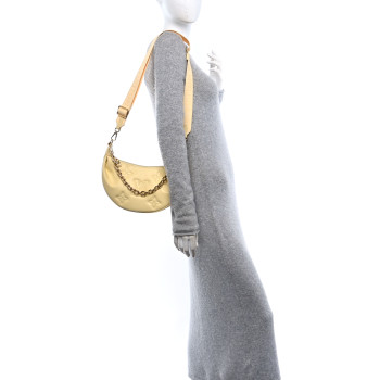 LOUIS VUITTON Calfskin Bubblegram Over The Moon Banana