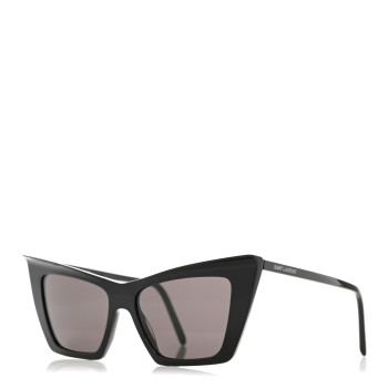 SAINT LAURENT Acetate SL 372 Cat Eye Sunglasses Black