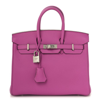 HERMES Togo Birkin 25 Magnolia