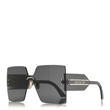 CHRISTIAN DIOR Acetate Diorclub M5U Mask Sunglasses Black