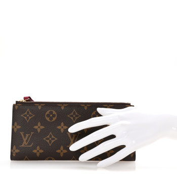 LOUIS VUITTON Monogram Adele Wallet Fuchsia