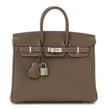 HERMES Togo Birkin 25 Etoupe