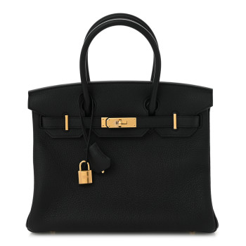 HERMES Togo Birkin 30 Black