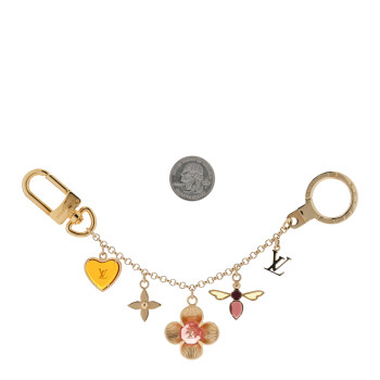 LOUIS VUITTON Bee Flower Chain Key Charm