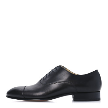 CHANEL Smooth Calfskin Mens Loafers 42 Black