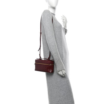 BOTTEGA VENETA Nappa Intrecciato Bang Bang Vanity Case Barolo