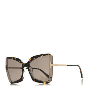 TOM FORD Gia Sunglasses TF766 Havana Roviex