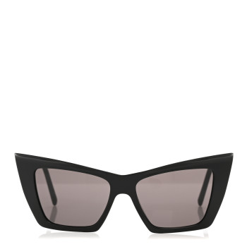SAINT LAURENT Acetate SL 372 Cat Eye Sunglasses Black