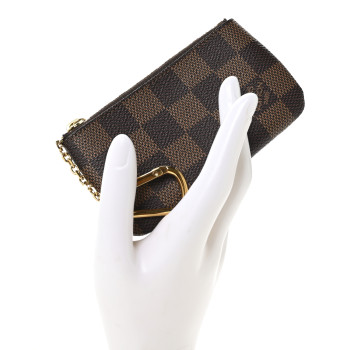 LOUIS VUITTON Damier Ebene Key Pouch