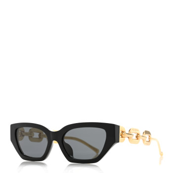 LOUIS VUITTON Metal LV Edge Sunglasses Z1473E Black