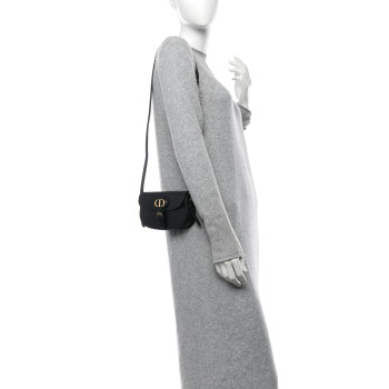 CHRISTIAN DIOR Box Calfskin Mini Bobby Bag Black