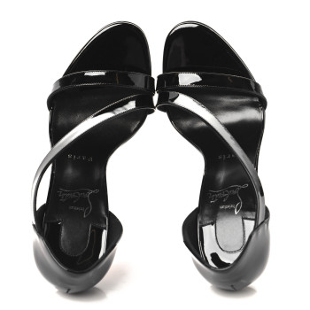 CHRISTIAN LOUBOUTIN Patent Astridal 100 Pumps 38 Black