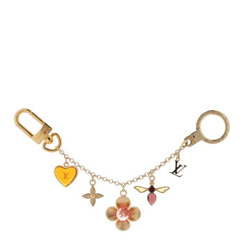 LOUIS VUITTON Bee Flower Chain Key Charm