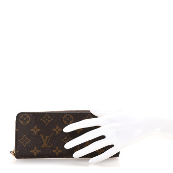 LOUIS VUITTON Monogram Clemence Wallet Rose Ballerine