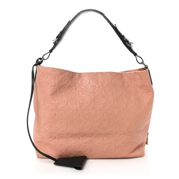 LOUIS VUITTON Monogram Lambskin Antheia Hobo PM Rose