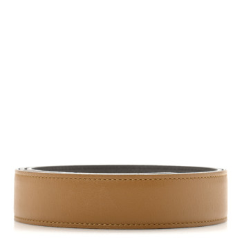 HERMES Swift Epsom Reversible 32mm Belt Strap 90 36 Toffee Etain