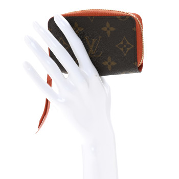 LOUIS VUITTON Monogram Zippy Multicartes Piment