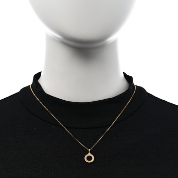 BULGARI 18K Yellow Gold Black Onyx BVLGARI BVLGARI Pendant Necklace