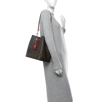 LOUIS VUITTON Monogram Neonoe MM Coquelicot