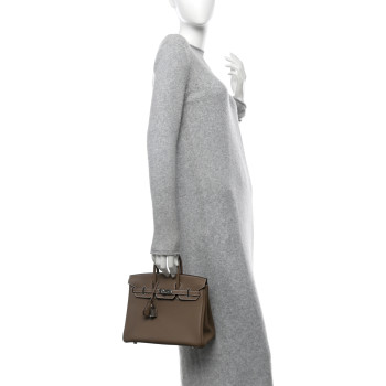 HERMES Togo Birkin 25 Etoupe