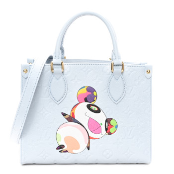 LOUIS VUITTON LV X TM Empreinte Monogram Onthego PM Washed Blue