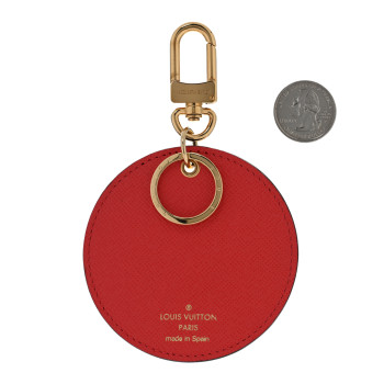LOUIS VUITTON Damier Ebene 2015 Christmas Animation Bag Charm Key Ring