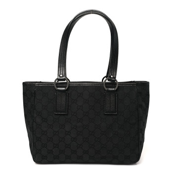 GUCCI Monogram Medium Tote Black