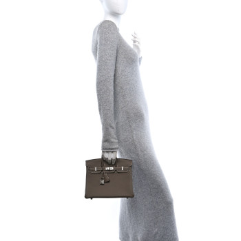 HERMES Togo Birkin 25 Etoupe