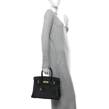 HERMES Togo Birkin 30 Black