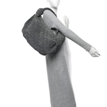 BOTTEGA VENETA Suede Intrecciato Medium Jodie Thunder