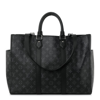 LOUIS VUITTON Monogram Eclipse Sac Plat 24H