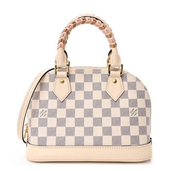 LOUIS VUITTON Damier Azur Braided Alma BB