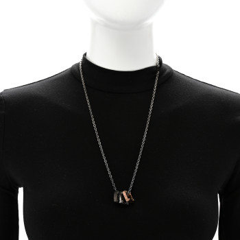 LOUIS VUITTON Metal Monogram Bold Necklace Multicolor