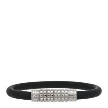 LOUIS VUITTON Damier Graphite Digit Bracelet 19
