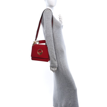 FENDI Vitello Century Opaco F is Fendi Kan I Shoulder Fragola