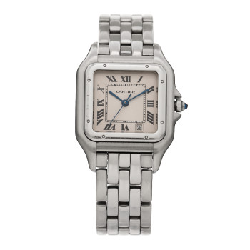 CARTIER Stainless Steel 22mm Panthere Quartz Watch