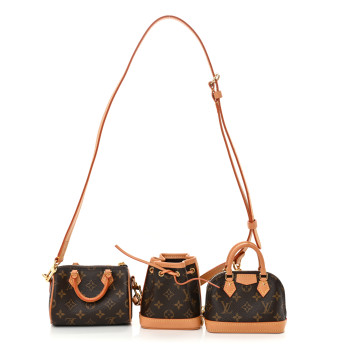 LOUIS VUITTON Monogram Trio Mini Icones
