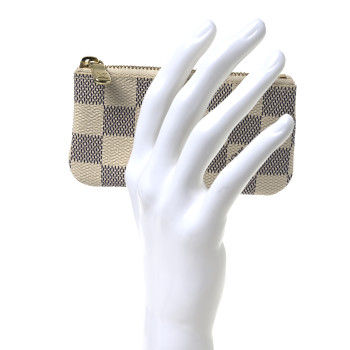 LOUIS VUITTON Damier Azur Key Pouch