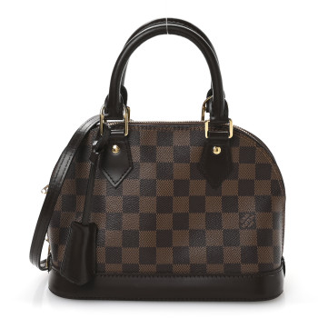 LOUIS VUITTON Damier Ebene Alma BB